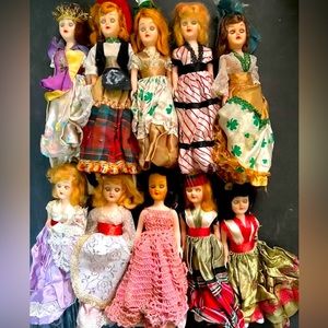 Arco 1950’s - 1960’s Vintage Around The World Dolls (Set Of 10)